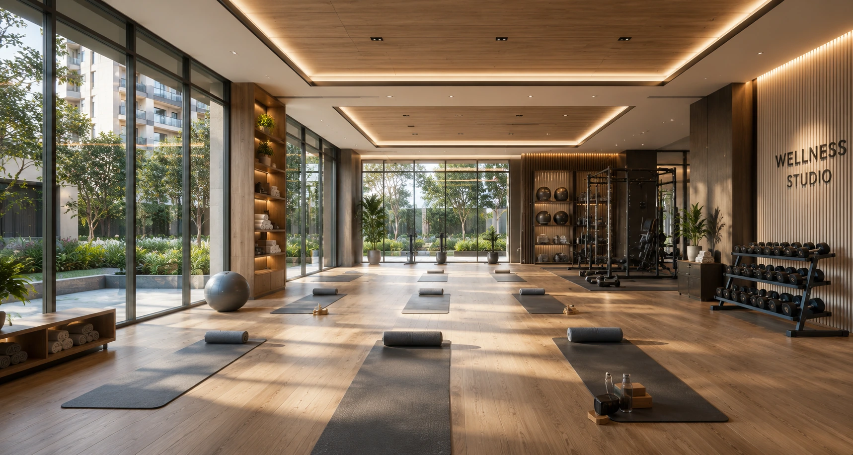 Wellness studio at Ecoworld 5th